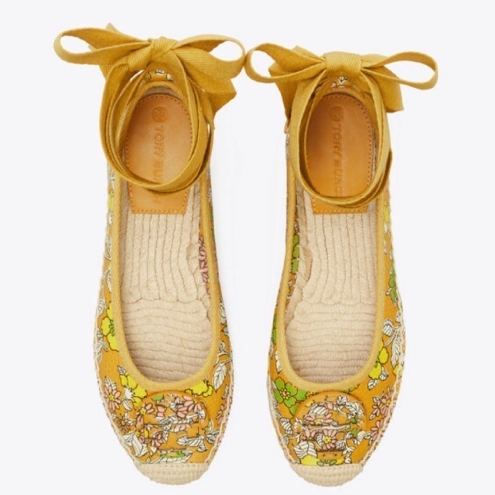 NIB Tory Burch Minnie Ballet Espadrille Size: 8.5 - Picture 2 of 5